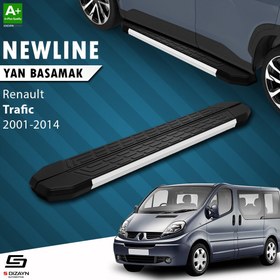 Resim S-Dizayn Renault Trafic 2 Uzun Şase NewLine Aluminyum Yan Basamak 263 Cm 2001-2014 A+ Kalite 