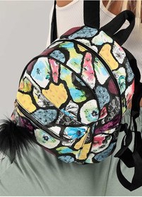 Resim Efe Çocuk Mini Sırt Çanta Astarlı 2 Bölmeli En 20 Boy 27 Cm 