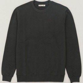 Resim 2021 Kadın Basic 3 İplik Sweatshirt Antrasit Antrasit 