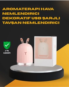 Resim FrereConception USB Bağlantılı Sessiz Çalışan LED Işıklı Nemlendirici Difüzör 200 ml 