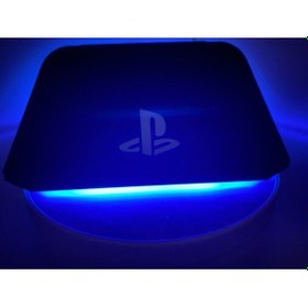 Resim Playstation 5 Işıklı Dualsense Joystick Kol Standı Mavi Renkli 