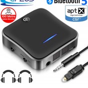 Resim Gplus B19 Bluetooth 5.0 Transmitter Aptx Ses Alıcı Verici Tx Rx 