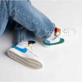 Resim Nike Blazer Low 77 Jumbo Mismatch (W) -DQ1470 100 