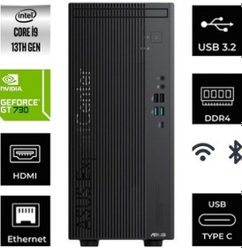 Resim Asus D700ME-5135000410-106 i5-13500 64 GB 2 TB SSD 4 GB GT730 W11P Masaüstü Bilgisayar 