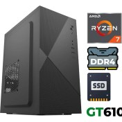 Resim Xaser XSR1219 Ryzen 7 5700X 32GB Ram 1tb SSD 2gb GT610 Ultra Performanslı Ofis Bilgisayarı 