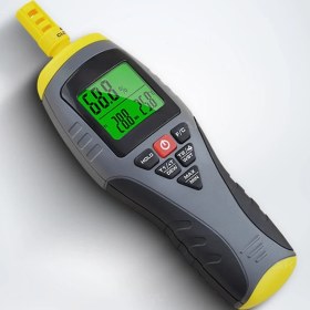 Resim Sevgift KC-321C Taşınabilir Ortam Sıcaklık Nem Ölçer | Harici Problu Isı Ölçer 