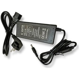 Resim Adaptör Dc 12v 7a 5.5mm 2.1mm Güç Kaynağı Priz Tipi 84watt Led Elektrik 