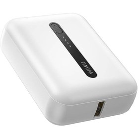 Resim HEDİYE-> Wiwu Wi-P033 LED Işık Göstergeli Taşınabilir Mini Powerbank 10000mAh - Siyah 