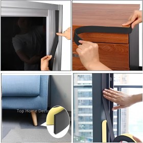 Resim Contacall Yapışkan Bantlı Yalıtım Sünger 3 mm Kalınlık 15 mm Genişlik 25 Metre Uzunluk Eva 3X15 