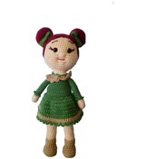 Resim Amigurumi Organik Oyuncak Bebek 17 