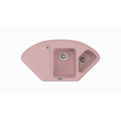 Resim Polex Cristal Lux Granit Eviye Pcr1 Pembe 