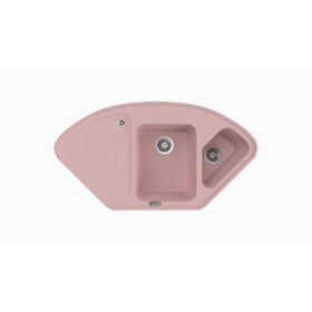 Resim Polex Cristal Lux Granit Eviye Pcr1 Pembe 