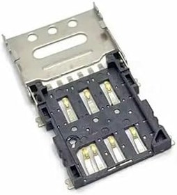 Resim Nano Sim Kart Soket Micro 6 Pin Açılabilir Kilitli Kapak Gsm Akıllı Saat Apple Iphone Cep Telefonu 
