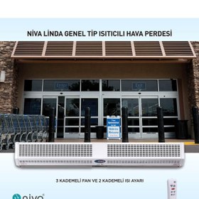 Resim Niva Linda Isıtıcılı Genel Tip 200 Cm Hava Perdesi 