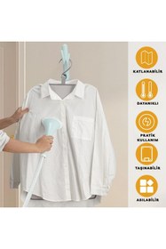 Resim BEYLİNİ Buharlı Dikey Ütü Matı 5 Katman Asılabilir Yanmaz Çift Taraflı Keçeli Buharlı Ütü Bezi Gri 50x80 CM 