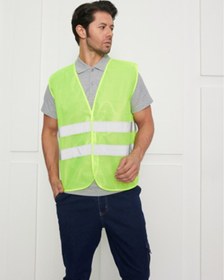 Resim KANCA SAFETY Reflektörlü İş Güvenlik İkaz Yeleği 10 Adet 