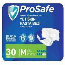 Resim Prosafe Hasta Bezi Tekstil Medium 30'lu 