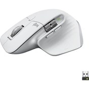 Resim Logitech MX Master 3S Performans 8.000 DPI Optik Sensörlü Sessiz Kablosuz Mouse - Beyaz 