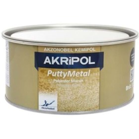 Resim AKZONOBEL Akripol Puttymetal Polyester Macun 1.5kg 