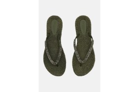 Resim Ilse Jacobsen Army CHEERFUL03G - Yeşil Taşlı Parmak Arası Terlik 