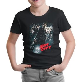 Resim Lordd T-Shirt Lorddd T-Shirt T-Shirt Sin City Siyah Çocuk Tshirt 