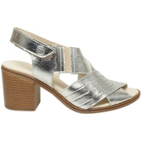Resim Mammamia D25ys-2830 Günlük Kalin Topuklu Bakır Kadın Sandalet Bakır 