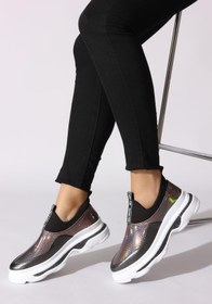 Resim Rovigo Siyah Platin Kadın Sneaker 504C-1001-S-02 