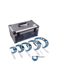 Resim Dasqua 6-12'' 6 Parça Mekanik Mikrometre Seti 0.0001'' 4112-0213 