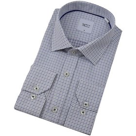 Resim Erkek Klasik Puantiyeli Uzun Kol Gömlek 3596 Bgl-st04402 Gri 