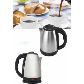 Resim Motto Ticaret Çelik Su Isıtıcı Kettle Dayanıklı Paslanmaz Çelik Uzun Ömürlü 