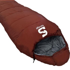 Resim Uyku Tulumu - Zenith - Bordo - Extreme -30C° - Savage YS-530 