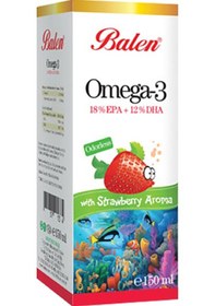Resim Çilek Aromalı Omega 3 Balık Yağı 150 Ml 