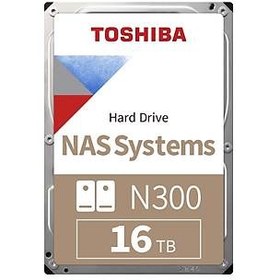 Resim Toshiba N300 HDWG31GUZSVA 16TB 7200RPM 512MB 3.5 SATA3 NAS Harddisk 
