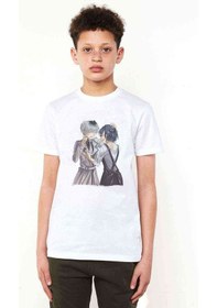 Resim Tshirthane Anime Tokyo Ghoul Anteiku Baskılı Unisex Çocuk Beyaz T-Shirt (534781296) 