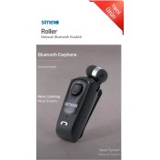 Resim Jopus Simex Bluetooth Makaralı Mikrofonlu Kulaklık Sbk-04 Roller Siyah (Titreşimli ve Tüm Telefon Modellerine Uyumlu) 