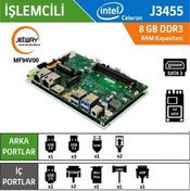 Resim Jetway 3.5' Sbc Mf94v00 J3455 2lan 4usb Hdmı Anakart 