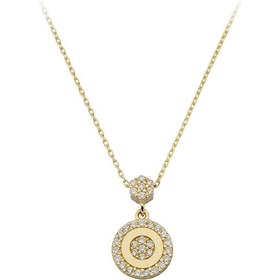 Resim Altın Taşlı Kolye 