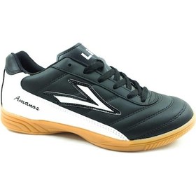 Resim Lig Futsal Salon-Parkur Spor Ayakkabı Siyah Amanos 