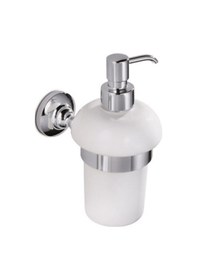 Resim New England Sıvı Sabunluk - Seramik/krom Krom 