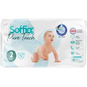 Resim Soffio Pure Touch Mini Çocuk Bezi 42'li 3-6 kg 