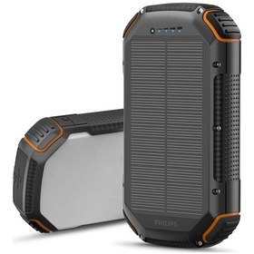 Resim Philips Dlp7726n 20.000mah 2xusb-a Ve 2xusb-c Girişli Güneş Enerjili Fener Özellikli Powerbank-dlp7726n/00 