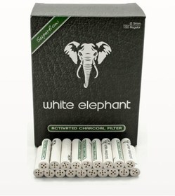 Resim White Elephant 150 Li 9 Mm. Karbon Pipo Filtre Filitresi Rc30 Uyumlu 