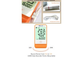 Resim Elitech Sıcaklık Ve Nem Kayıt Cihazı Datalogger Gsp-6 Thr236 