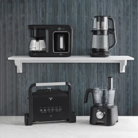 Resim Karaca Gurme Luxury Evlilik Paketi Mat Siyah Renkli Çok Fonksiyonlu Mutfak Seti 