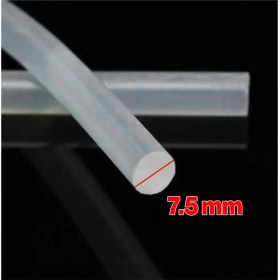Resim 10 Adet Ince Mum Silikon 7.5 mm Uzunluk 30 cm Çubuk Sıcak Silikon Hobi Eşya Maket Yapıştırma Silikon 