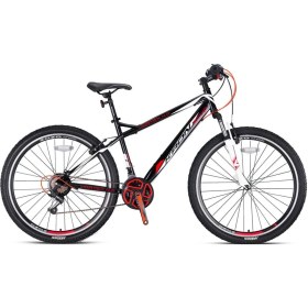 Resim Kron Vortex 4.0 27,5 Mtb 16 Inç 21 Vites M.disc Siyah Kırmızı Beyaz 