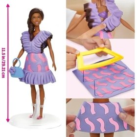 Resim Play-Doh Fashionista Ruffles Oyuncak Bebek Seti 