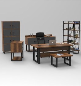 Resim Yurudesign Marken ABCDEF Ofis Büro Masa Takımı Barok 