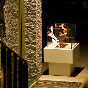 Resim Starfire Tower Dekoratif Şömine Beyaz 