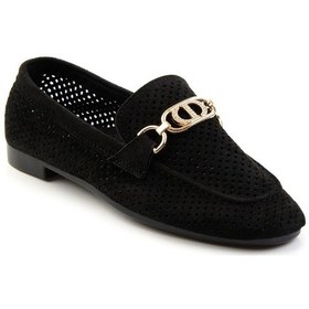 Resim Bambi Siyah Kadın Loafer Ayakkabı K01688010902 Siyah 